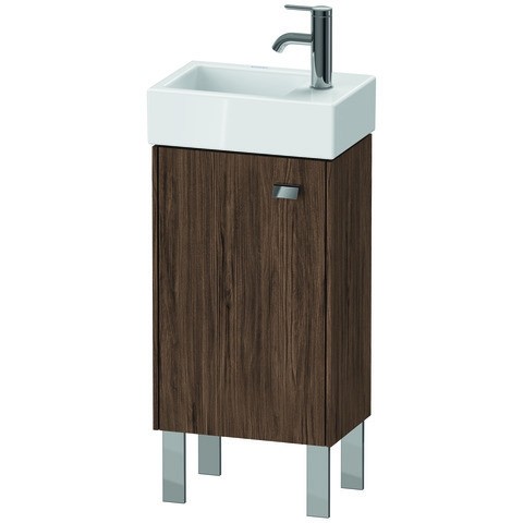 Duravit Brioso Waschtischunterbau bodenstehend Nussbaum dunkel Matt 364x239x570 mm - BR4429L1021