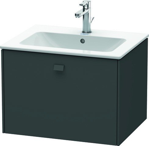 Duravit Brioso Waschtischunterbau wandhängend Graphit Matt 620x479x442 mm - BR400104949