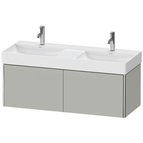 Duravit XSquare Waschtischunterbau wandhängend Betongrau Matt 1184x460x397 mm - XS4064007070C00