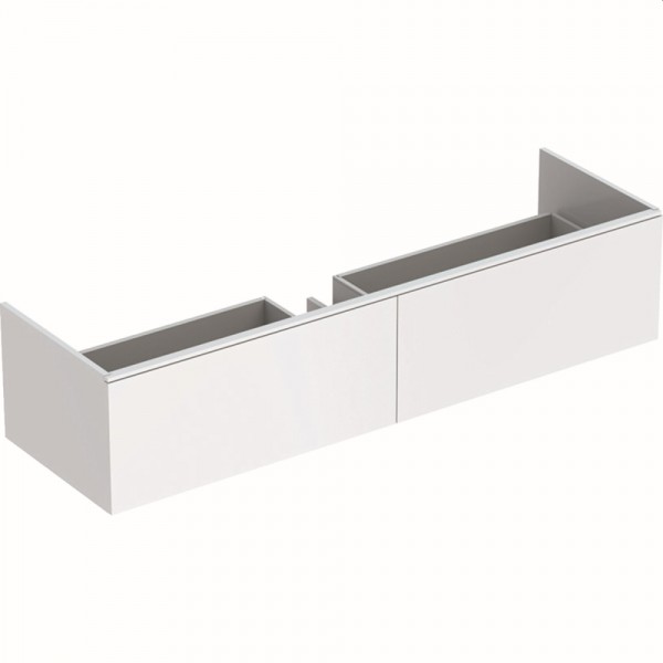 Geberit Xeno2 Unterschrank f. Waschtisch aus VARICOR mit zwei Hl., 159,5x35x47,3cm, weiß, 500346011