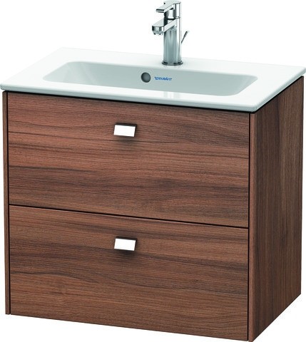 Duravit Brioso Waschtischunterbau wandhängend Nussbaum Matt 620x389x553 mm - BR411001079