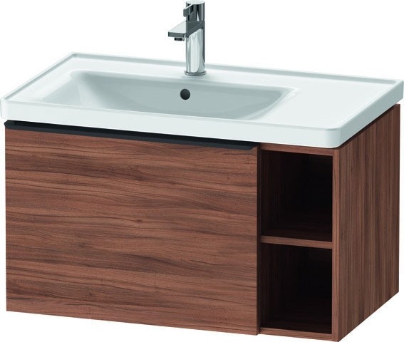 Duravit D-Neo Waschtischunterbau wandhängend Nussbaum Matt 784x452x440 mm - DE425807979