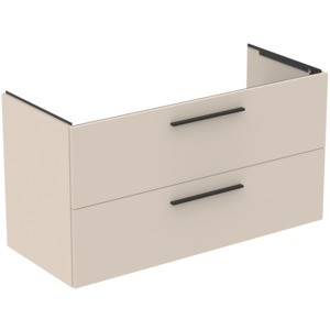 Ideal Standard Waschtischunterschrank i.life B 2 Auszüge 1200x505x630mm Sandbeige matt, T5514NF