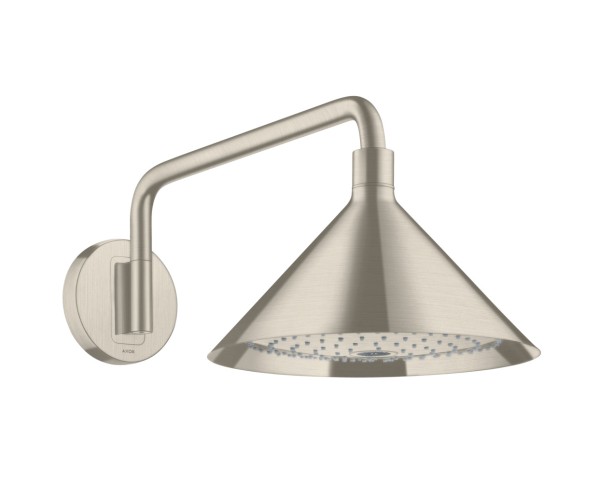 Hansgrohe Kopfbrause Axor Front m.Brausearm Brushed Nickel