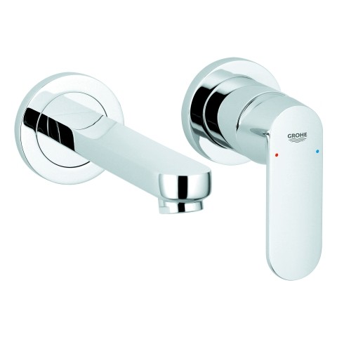 Grohe 2-Loch-WT-Batt. Eurosmart C 19381 Stichmaß 110 mm Ausladung 170 mm chrom, 19381000