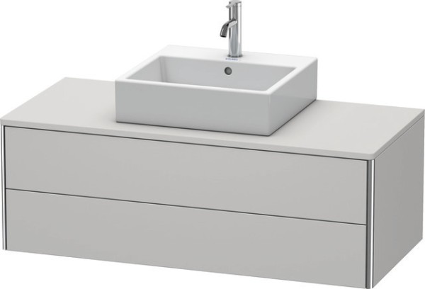 Duravit XSquare Konsolenwaschtischunterbau wandhängend Nordic Weiß Seidenmatt 1200x548x400 mm - XS49