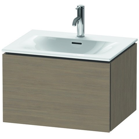 Duravit L-Cube Waschtischunterbau wandhängend Eiche Terra Matt 620x481x400 mm - LC613503535