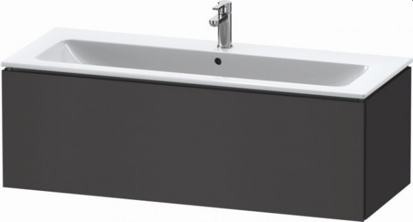 Duravit L-Cube Waschtischunterbau wandhängend Graphit Matt 1220x481x400 mm - LC614304949