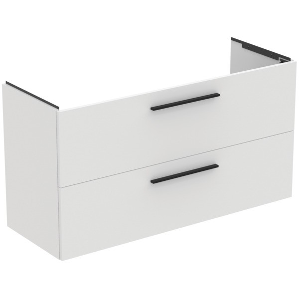 Ideal Standard Waschtischunterschrank i.life A 2 Auszüge 1200x440x630mm Weiss matt, T5258DU