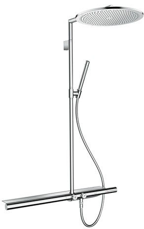 Hansgrohe Showerpipe 800 Axor brushed nickel, 27984820