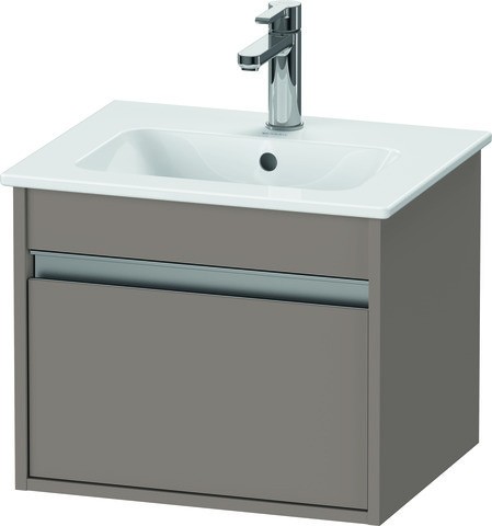 Duravit Ketho Waschtischunterbau wandhängend Basalt Matt 500x412x410 mm - KT640404343