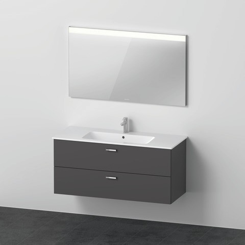 Duravit XBase Möbelwaschtisch mit Waschtischunterbau und Spiegel 1230x490x2000 mm - XB007304949