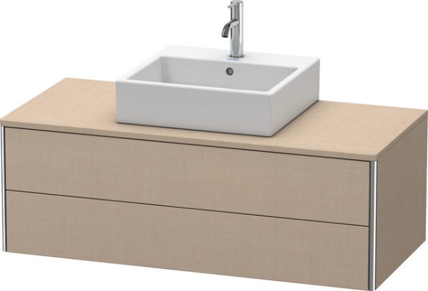 Duravit XSquare Konsolenwaschtischunterbau wandhängend Leinen Matt 1200x548x400 mm - XS491207575