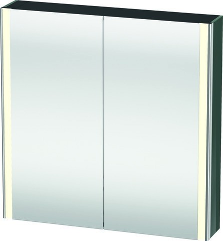 Duravit XSquare Spiegelschrank Dolomiti Grau 800x155x800 mm - XS7112038380000