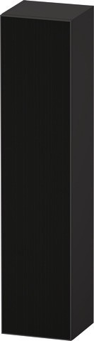 Duravit Zencha Hochschrank Graphit & Schwarz Linienstruktur n/a & Supermatt 400x360x1760 mm - ZE1352