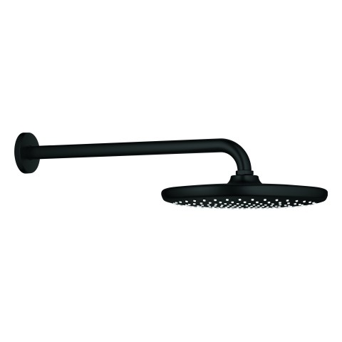 GROHE Kopfbrausenset Tempesta 250 26668 Brausearm 380mm matt black, 266682430