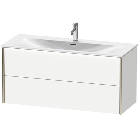 Duravit XViu Waschtischunterbau wandhängend Weiß Matt 1210x480x557 mm - XV41360B118