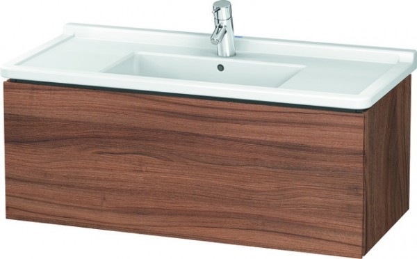 Duravit L-Cube Waschtischunterbau wandhängend Nussbaum Matt 1020x469x408 mm - LC616607979