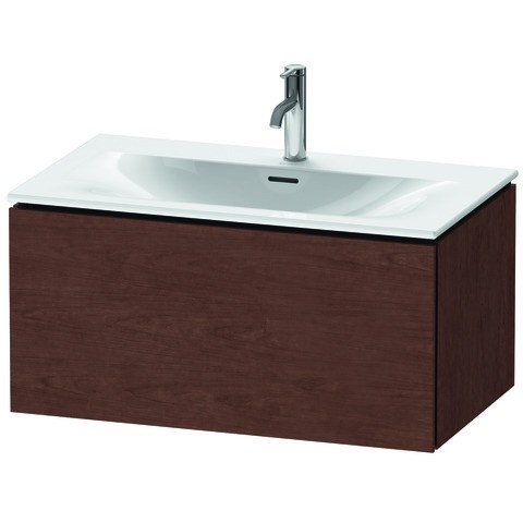 Duravit L-Cube Waschtischunterbau wandhängend Amerikanischer Nussbaum Matt 820x481x400 mm - LC613701