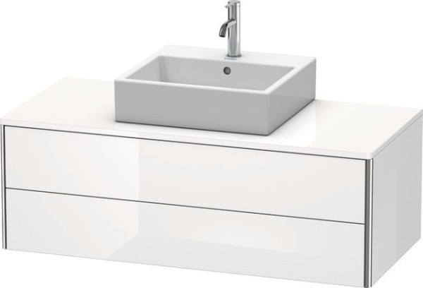 Duravit XSquare Konsolenwaschtischunterbau wandhängend Weiß Hochglanz 1200x548x400 mm - XS491202222