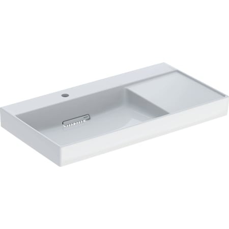 Geberit ONE Waschtisch 90x48,4cm, Abgang horizontal, Ablg.re