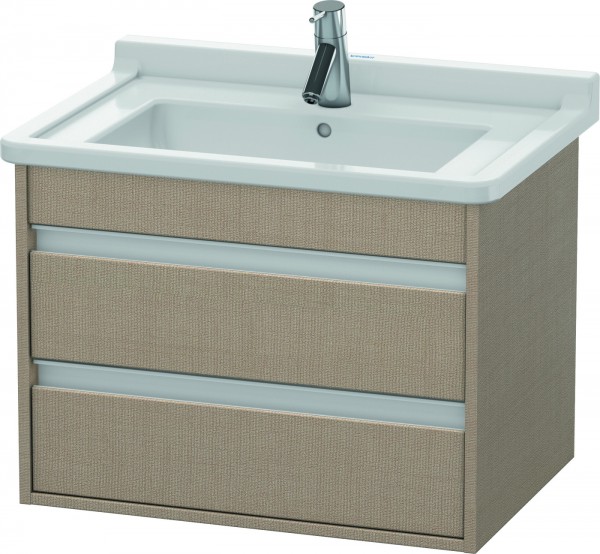 Duravit Ketho Waschtischunterbau wandhängend Leinen Matt 650x455x480 mm - KT664307575