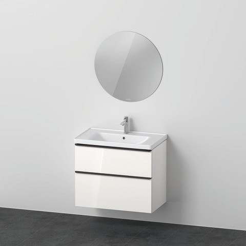 Duravit D-Neo Möbelwaschtisch mit Waschtischunterbau und Spiegel 800x480x2000 mm - DE011002222