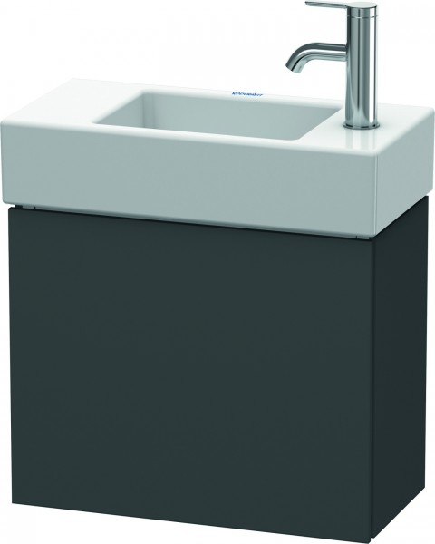 Duravit L-Cube Waschtischunterbau wandhängend Graphit Matt 480x240x400 mm - LC6246R4949