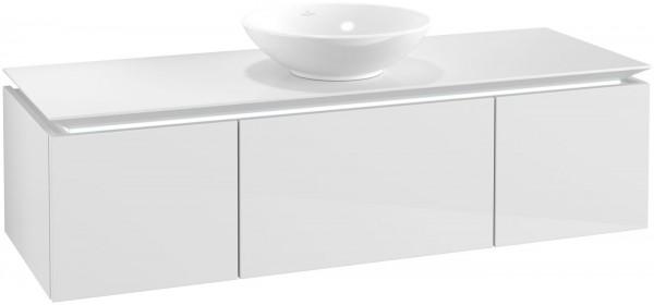 Villeroy & Boch Waschtischunterschrank Legato B245L0, WT mittig Glossy White, B245L0DH