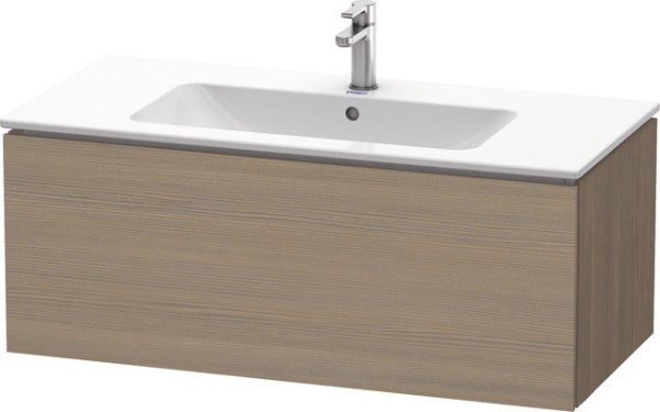 Duravit L-Cube Waschtischunterbau wandhängend Eiche Terra Matt 1020x481x400 mm - LC6142035350E00