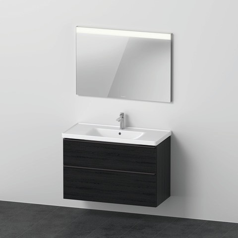 Duravit D-Neo Möbelwaschtisch mit Waschtischunterbau und Spiegel 1000x480x2000 mm - DE011401616