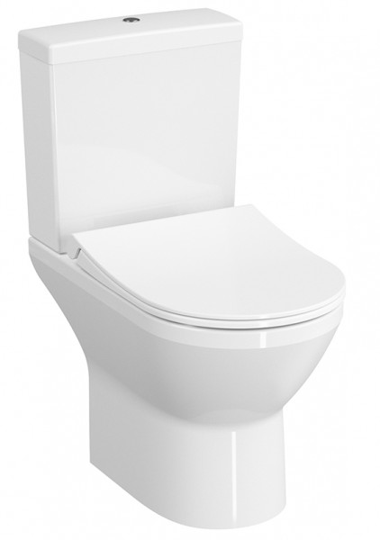 Vitra Integra Stand-WC für Kombination VitrAflush 2.0 Weiß, 7044B003-0075