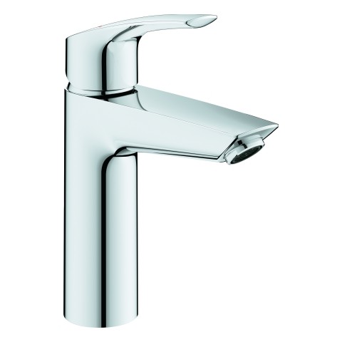 GROHE Waschtischarmatur Eurosmart M-Size Push-open Ablaufgarnitur chrom, 23923003