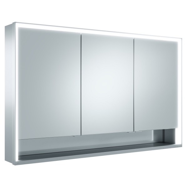 Keuco Spiegelschrank Royal Lumos 14305, Wandvorb.,silber-eloxiert,1200x735x165mm, 14305171301