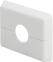 Viega Rosette 1079.1 in 60x45x10x17mm Kst. weiss RAL 9010