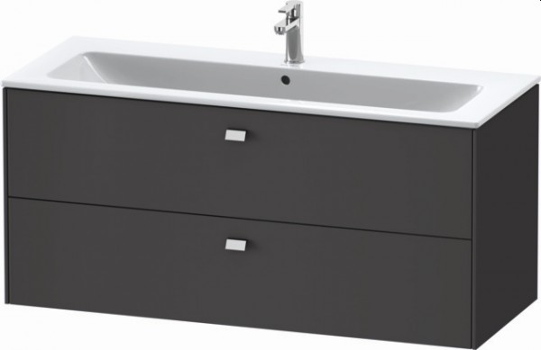 Duravit Brioso Waschtischunterbau wandhängend Graphit Matt 1220x479x553 mm - BR410401049