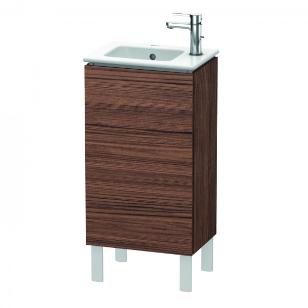 Duravit L-Cube Waschtischunterbau bodenstehend Nussbaum dunkel Matt 420x294x704 mm - LC6273R2121