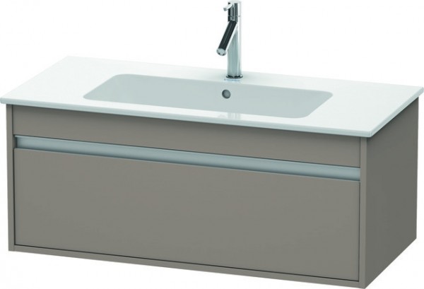 Duravit Ketho Waschtischunterbau wandhängend Basalt Matt 1000x475x410 mm - KT642004343