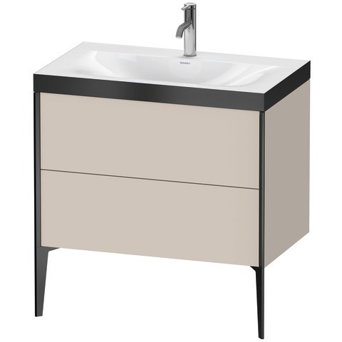 Duravit XViu c-bonded Set bodenstehend Taupe Matt 800x480x610 mm - XV4710OB291P