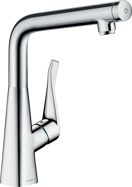 Hansgrohe Spültischmischer Metris Select Schwenkauslauf chrom