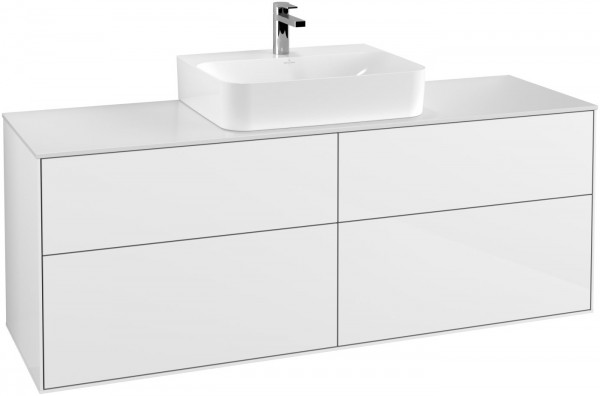 Villeroy & Boch Waschtischunterschrank Finion G19 1600x603x501mm Wandbel WT mittig, G19100GF