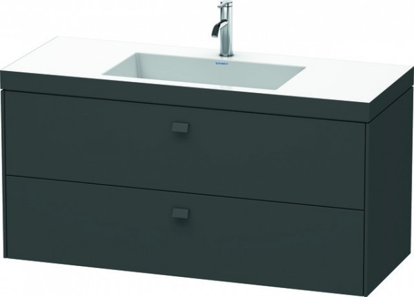 Duravit Brioso c-bonded Set wandhängend Nussbaum dunkel Matt 1200x480x613 mm - BR4608N1021