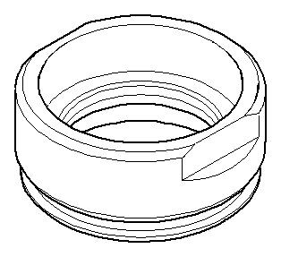 Dornbracht Haube Ersatzteile 092102141 D. 35 x 16 mm Weiß matt