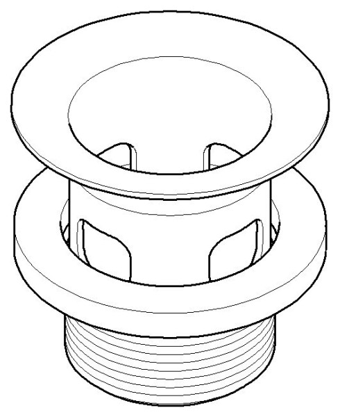 Dornbracht Kelch Ersatzteile 90110102600 D. 93 x 65 mm chr gebürstet