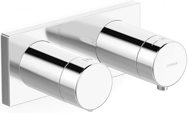 Hansa Fertigmontageset Thermostat-Batterie Hansaliving 4452 9583, chrom, 44529583