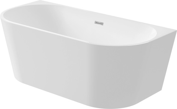 Neuesbad Serie 600 freistehende Badewanne, Material: Acryl, Vorwandversion, 1700x750x580mm