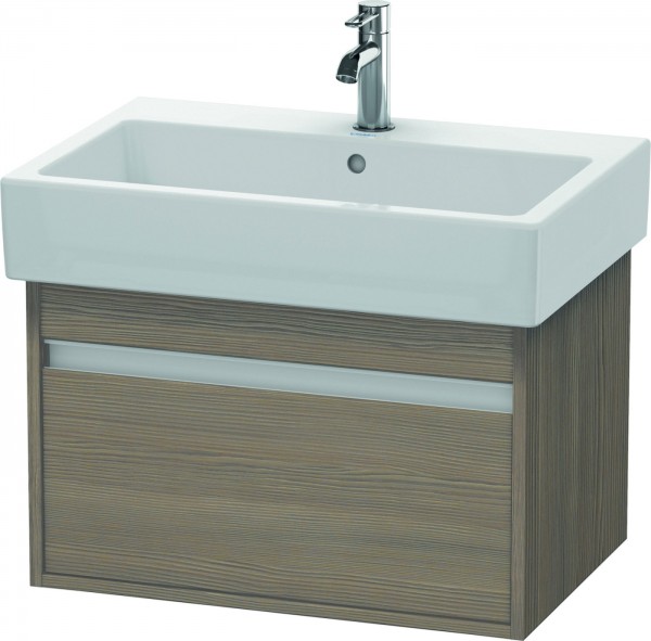 Duravit Ketho Waschtischunterbau wandhängend Eiche Terra Matt 650x440x410 mm - KT668403535