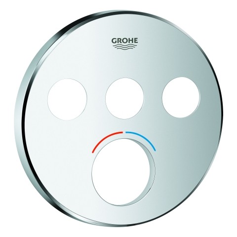 Grohe Rosette 46993 rund für SmartControl UP-Mischer 3ASV chrom, 46993000