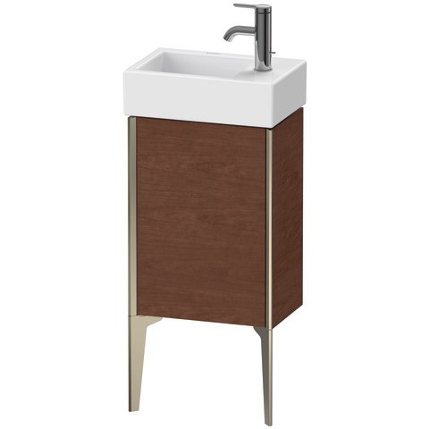 Duravit XViu Waschtischunterbau bodenstehend Amerikanischer Nussbaum Matt 364x234x493 mm - XV4530LB1