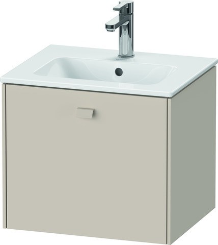 Duravit Brioso Waschtischunterbau wandhängend Taupe Matt 520x419x442 mm - BR422709191